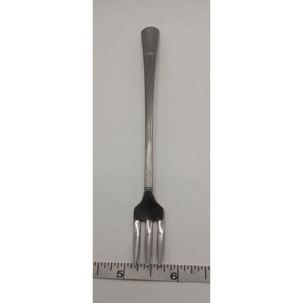 Vintage Sentinel By Oneida Craft Stainless Cocktail / Seafood Fork Discontinued
